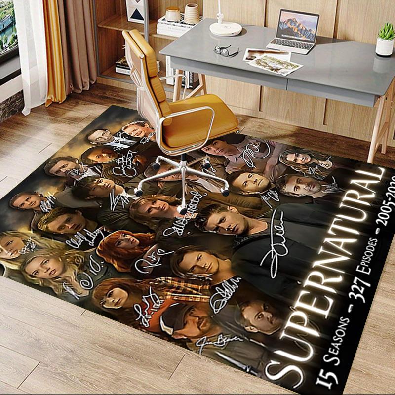 1pc Supernatural Carpet, Office Rug Outdoor Mat Home Decor Area Carpet Festival