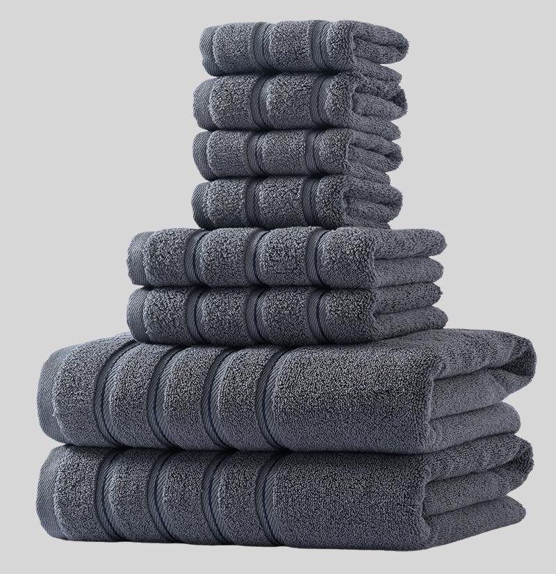 

Хлопковое полотенце Банное полотенце Квадратное полотенце Набор из восьми предметов Звездный отель Хлопковое банное полотенце для отеля Теплые и удобные домашние ежедневные потребности Тканые полотенца 1 SET