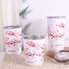 with lid Double Layer Stainless Steel Vacuum Flask Thermos Cup Water Bottle Coffee Tumbler