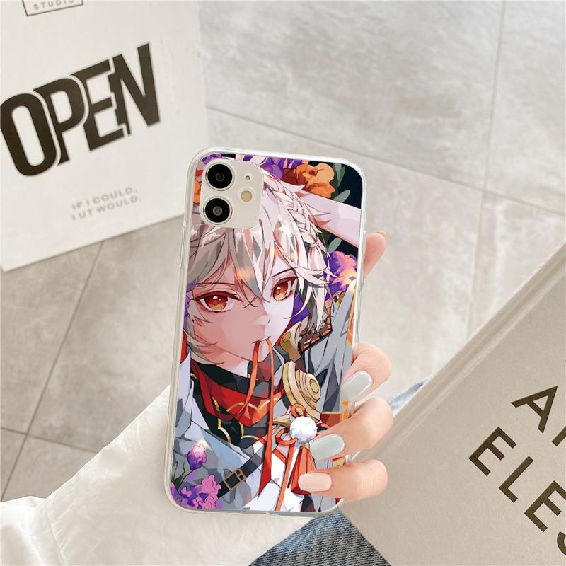For Xiaomi Mi Redmi Note 9 9T 9C 9S 8 8T 10 5 7 Poco M3 F3 X3 NFC A3 12 11 11T 10T Pro 9a 10S Lite Genshin Impact Soft TPU Case