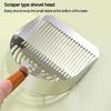 Stainless Steel Cat Litter Shovel Anti-slip Cat Poop Scooper Cat Toilet Scoop  Pet Cleaning Tools