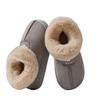Women's Winter Cotton Slippers - Plush, Thick, Warm, Furry, Closed-Heel Outdoor Snow Boots for Couples