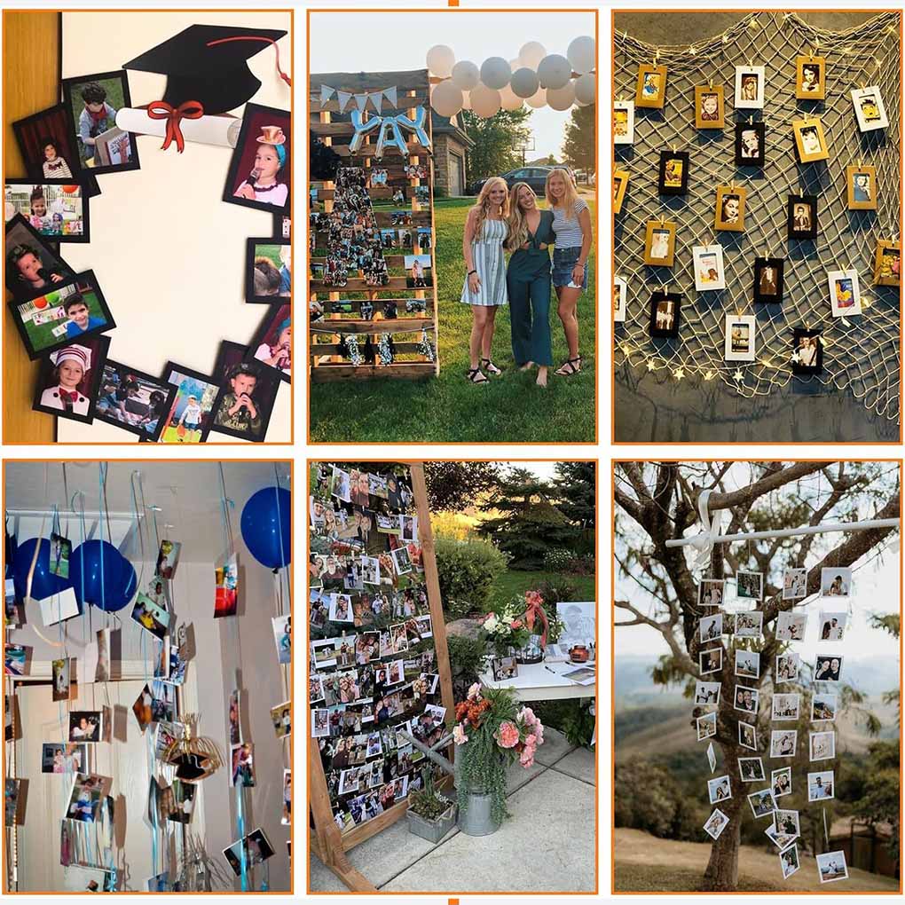 40pcs Curtain Line with Clip, Photo Photo Hanging Wall Decoration, Paper Frame, Rope, Frame Home, Wedding, School