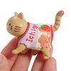 Walking Animal Snack Cat Figure Toys PVC Mini Cat Ornaments Cute Cat Model Doll Toys  Desktop Decor