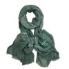 Cotton and linen scarf new fashion design sense solid color neck protection scarf literary and retro splicing scarf shawl