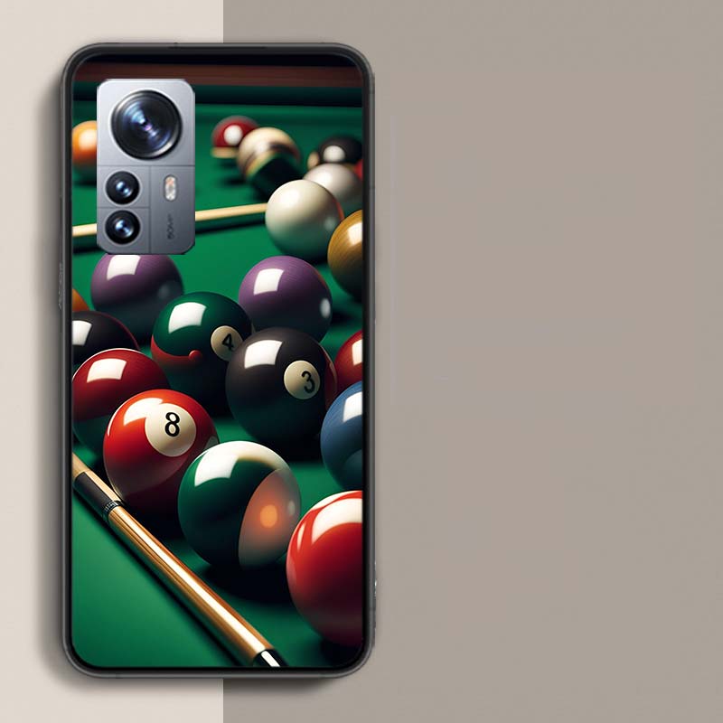 Billiards Table Party Poster Phone Case For Redmi Note 15 Pro 5G 14 13 12 Pro Plus 11 11T 11E 11S 10 Pro 10S 9 9S Cover Cell Cle