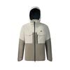 FILA Explorer Fashionable Personality Mountain Outdoor Color Block Two-Piece Hooded Down Jacket Men outerwear Moon-Gray A61M547902FGY