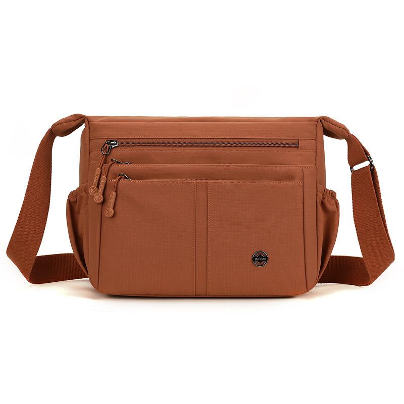 Damen Mehrfachfach-Tasche Schulter-Umhängetasche Leichte Nylon-Muttertasche