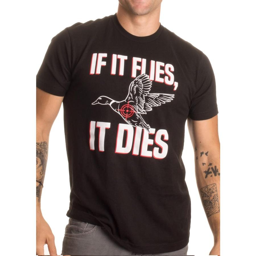 Если летает, то умрет _ Смешная Утка Гусь Рябчик Птица Дичь Охота Охотник Футболка XXXXXL разноцветный