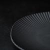 [ware hendey] 24cm Designový talíř, Nerozbitný, Vyrobeno v Japonsku, Prémiová černá, Žáruvzdorný (240 °C), Vhodné do myčky a mikrovlnné trouby, Odolný plast