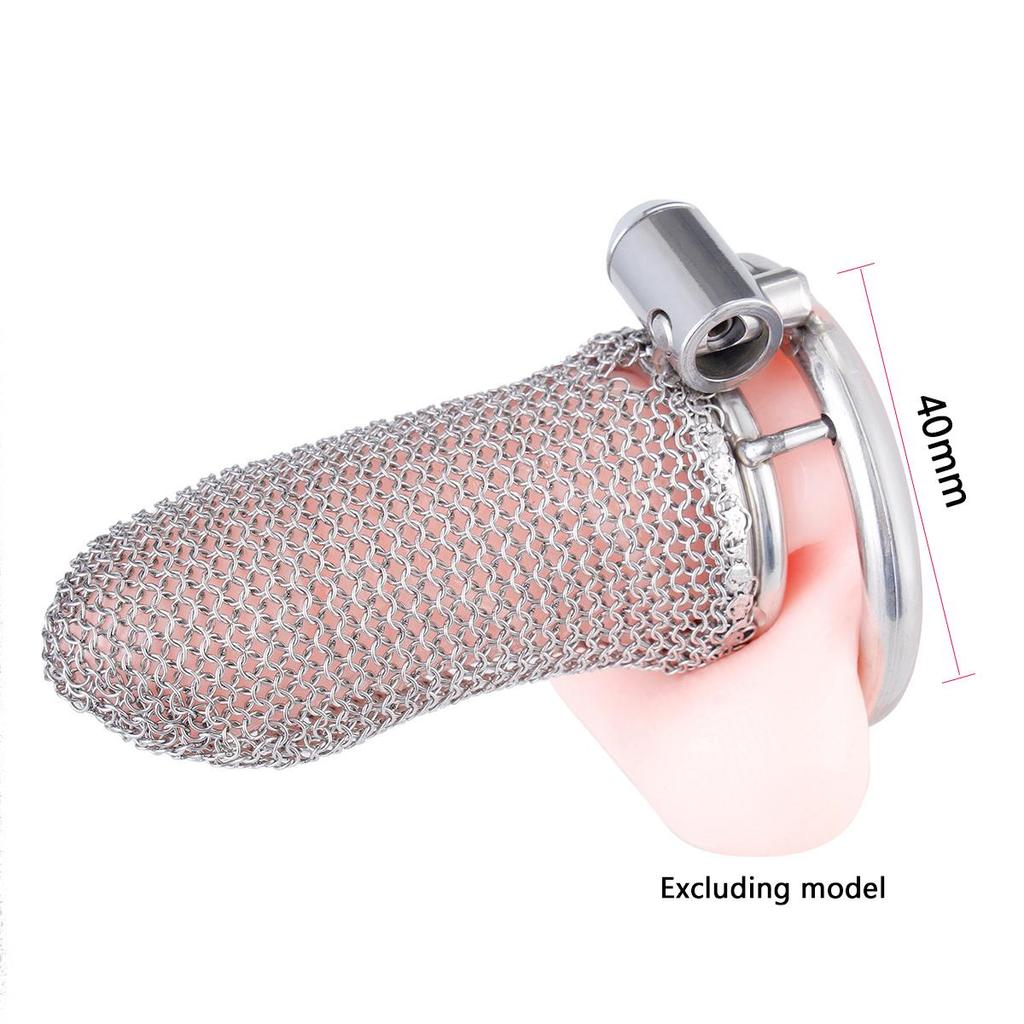 MoDi Siatka ze stali nierdzewnej męskie urządzenie Chastity gładka i lekka klatka na penisa zabawki erotyczne dla mężczyzn penisa blokada cewki moczowej gra dla dorosłych