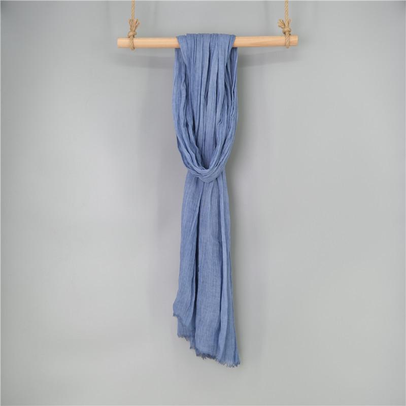 Extra Large Flowing Ethnic Dance Scarf - 120x260cm, Pure Cotton Silk Zen Gauze