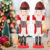 Nussknacker Figuren Holz Nussknacker Tischdeko Weihnachts Schreibtisch Ornament Für Tischmitte Festliche Auslage Party Zuhause