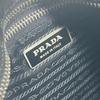 Prada Logo Embroidery Bag Crossbody Pochette Shoulder Bag Black/Multicolore
