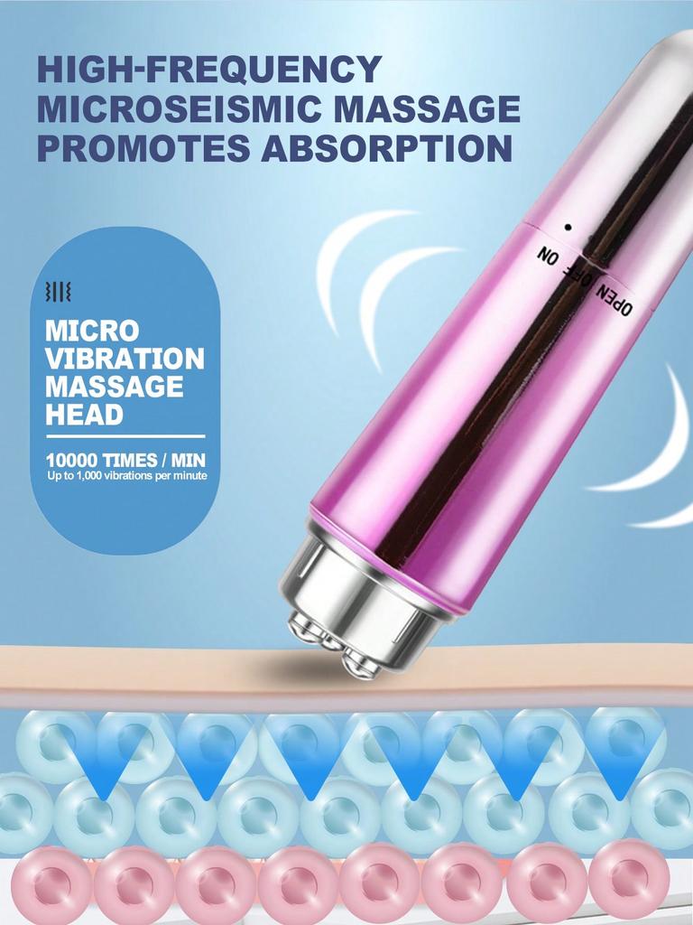 1/2PCS Powder To Silver Eye Massager, Vibrating Massager To Remove Dark Circles, Eye Bags, Mini Mass