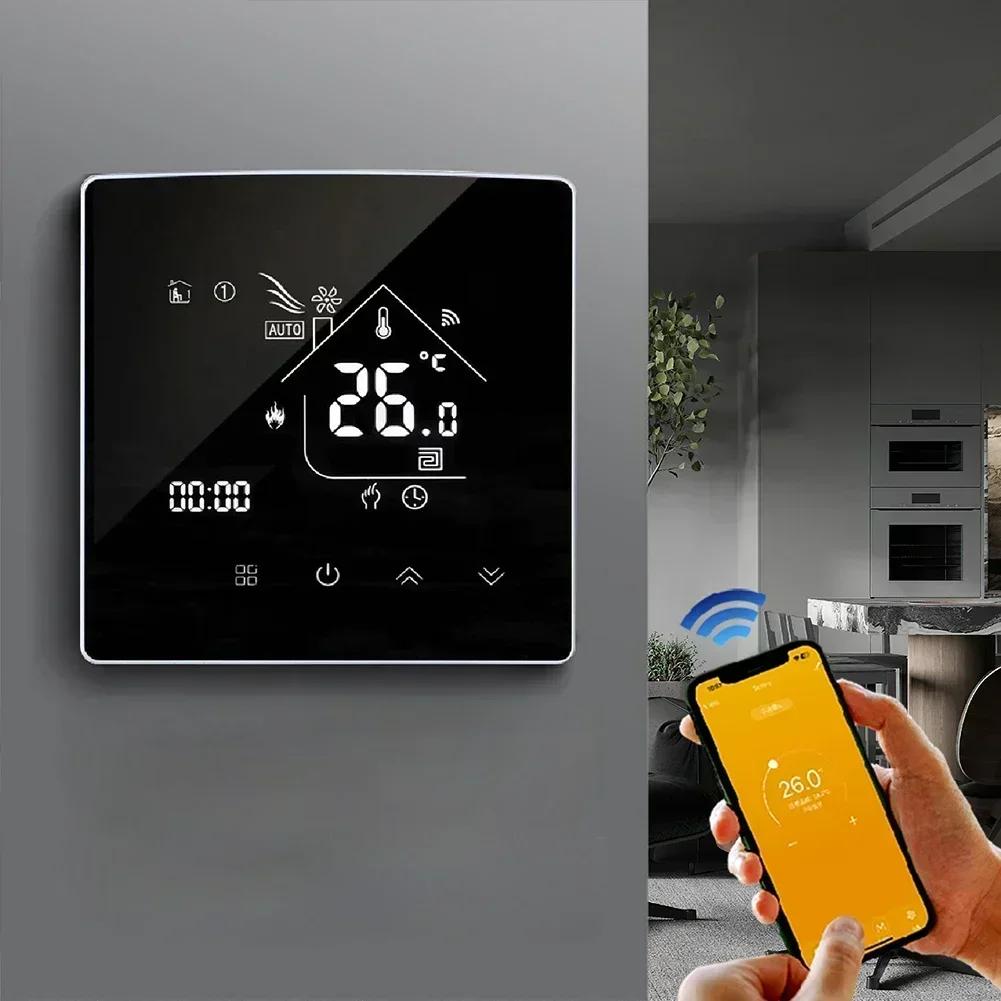 WiFi Smart Thermostat Temperature Controller Tuyas Smarts For Floor Heating Electric/Water Gas Boiler Works With Alexas Alice