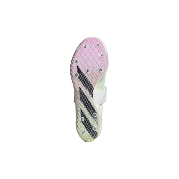 Adidas Adizero High Jump White Green Spark Unisex Sneakers Cloud-White Core-Black ID7243