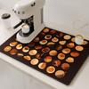 Coffee Machine Mat Drain Pad For Kitchen Non-slip Dish Drying Mats Quick Dry Tableware Faucet Placemat Dinnerware
