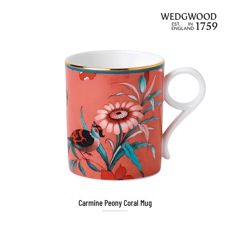Wedgwood Peony Coral Mug