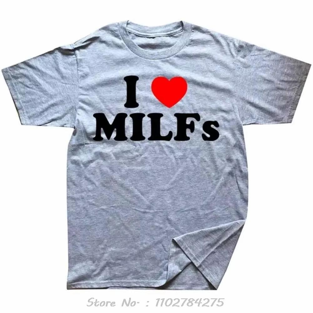 Смешная оверсайз футболка MILF Hunter Мужская одежда Я люблю кошачьих Хлопковая футболка Веселый Кот Грустный Плачущий Кот Рисунок Фитнес футболка S