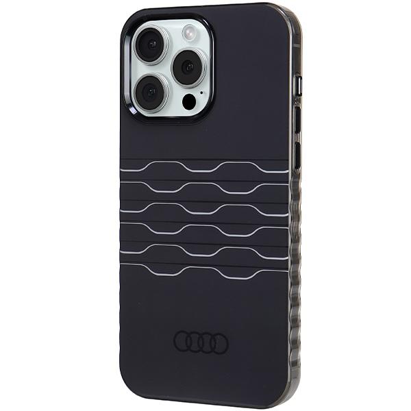 Audi Iml Magsafe Case Iphone 15 Pro Max 6.7 Czarny/Black Hardcase Au-Imlmip15Pm-A6/D3-Bk