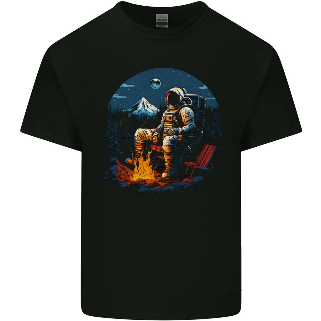 Space Camp Funny Astronaut Camping Unisexs Light Cotton TShirt