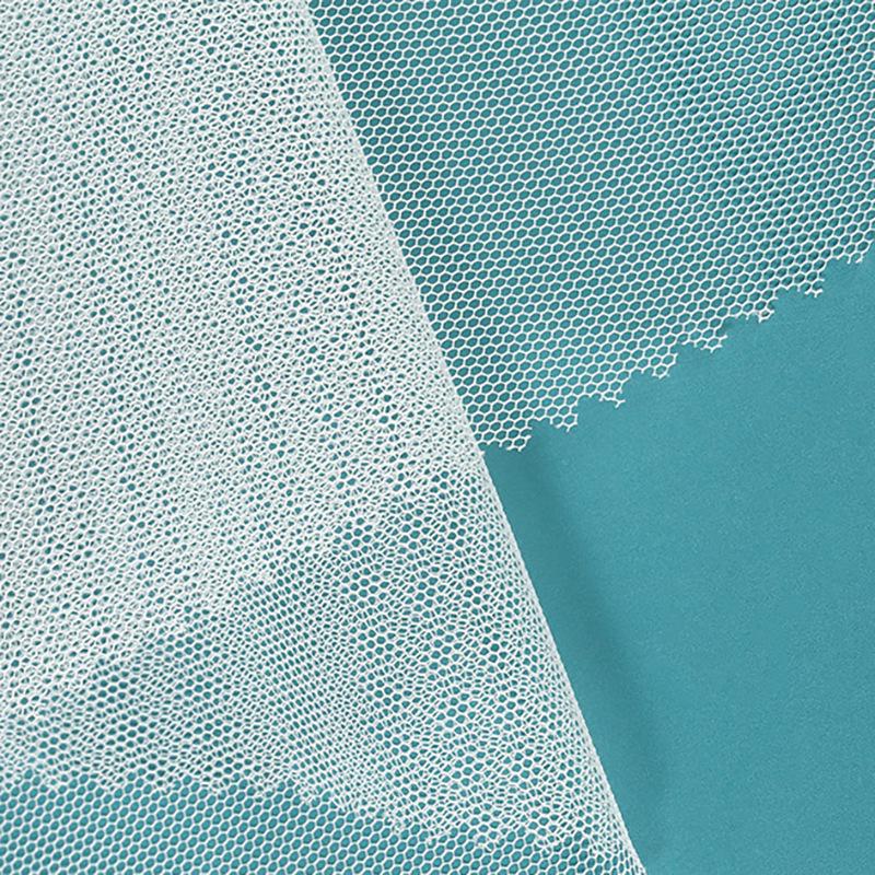 Children's Wedding Dress Fabric: Polyester Hexagonal Mesh, Gauze, and Mosquito Net – Puffy Skirt Material in 36A/40A/45A.