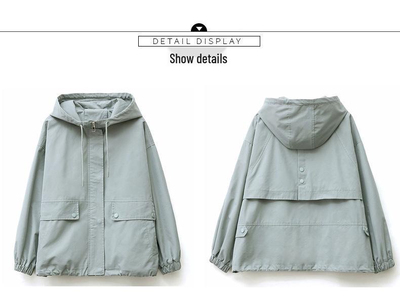 Damkort Huvförsedd Kofta Jacka - Vår/Höst 2024 Kollektion: Modernt & Mångsidigt för Medelålders Mammor