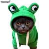 Pet Frog Transformative Hoodie: Autumn/Winter Fleece Sweatshirt for Cats & Small-Medium Dogs