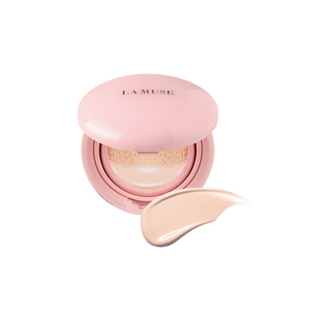 LA MUSE Skin Protection Glow Cushion + Refill 20 Pure Ivory