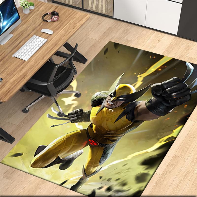 Wolverine Printed Carpet, for Office Chair Living Room Bedroom Kitchen Room Decor Gifts.