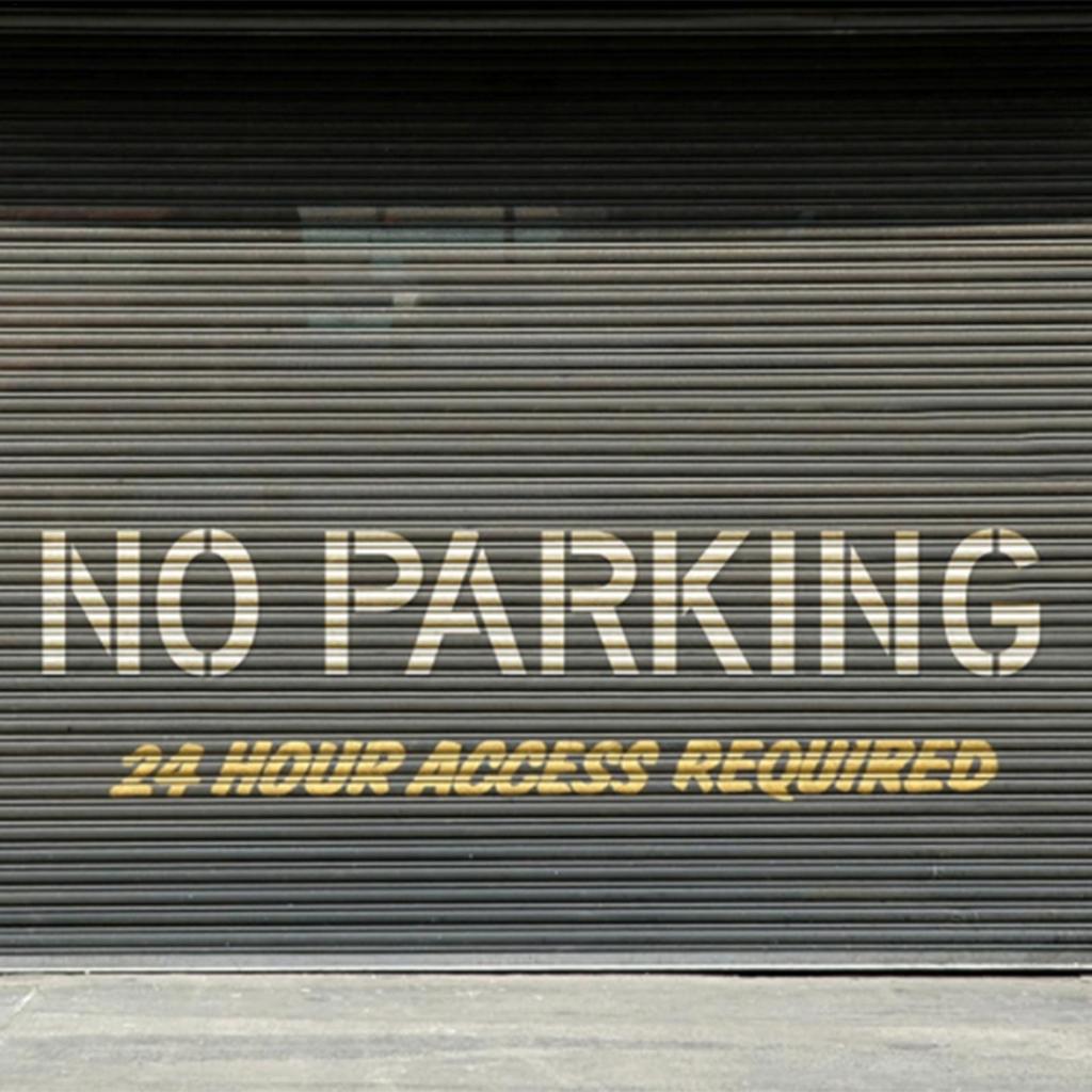 No Parking Stencil Legible Marking Template Silicone Parking Lot Paint Template For Pavement Asphalt Sidewalk Concrete Curb