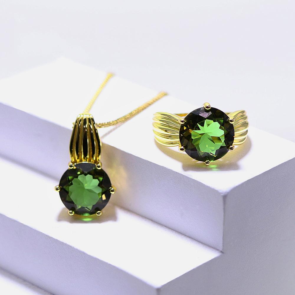 

Потрясающий натуральный зултанит, огромное круглое серебряное кольцо, кулон, ожерелье для женщин и мам, роскошные ювелирные изделия на день рождения, подарок US RING SIZE:10#