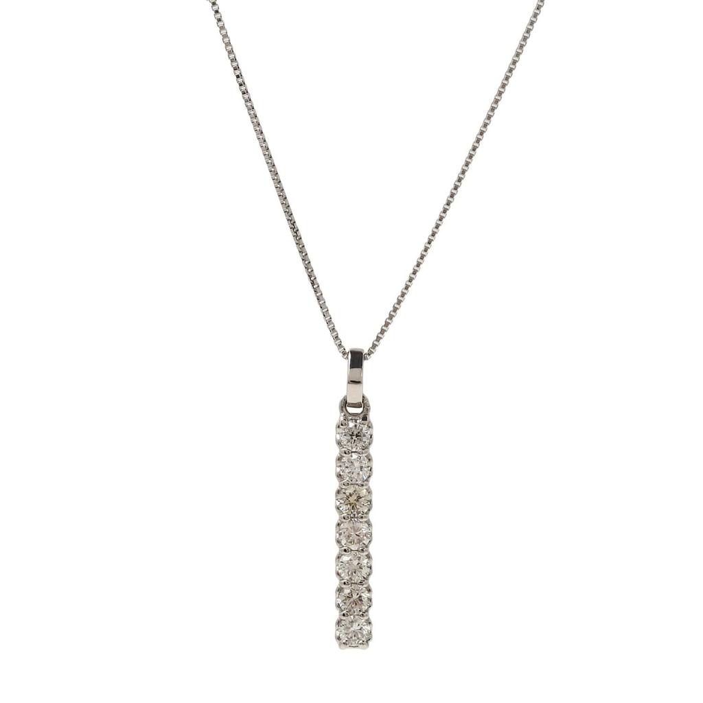 Lara Christie Diamond Necklace, Pt900 Platinum Line, 0.3ct Diamond, Lpi51-0019-pt