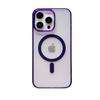 Applicable To IPhone15proMax Transparent Matte 13 High-end Magnetic Suction Apple 14 Mobile Phone Case Full Cover Anti-fall 12