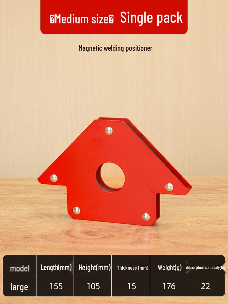 90° Magnetic Welding Positioning Tool & Triangle Ruler