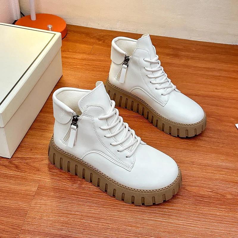 Fashion New Exquisite Women's Sneakers High Top Fashion Trend Casual Board Shoes Comfortable and Lightweight Sports Running Shoes