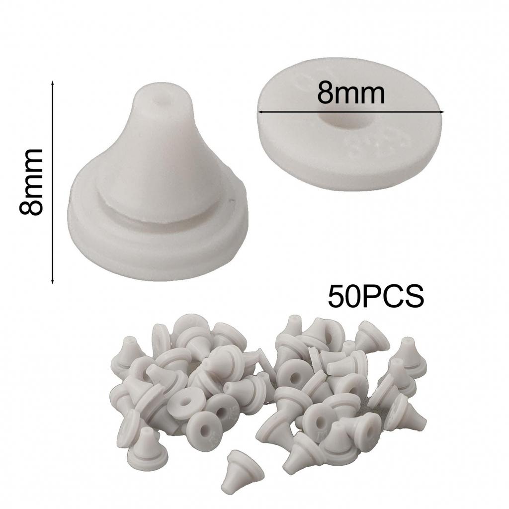 50pcs Shower Head Nozzles Replacement Part Spray Silic Water Outlet