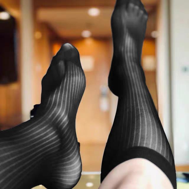 Šaty Podkolenky Pánské Průsvitné Punčochy Pánské Ultra Tenké Erotické Společenské Ponožky Pánské Sexy Průhledné Obchodní Ponožky