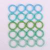 24mm Candy Color Round Metal Keychain - Handmade Spray Painted DIY Jewelry Accessory, Available In Multiple Colors