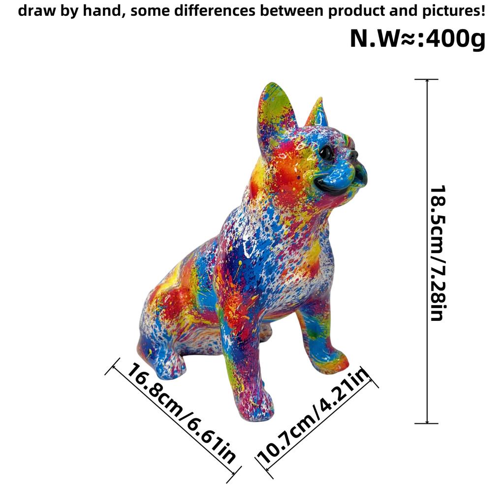 New Style Dog Ornaments Home Statue Living Room Entrance Decoration Creative Desktop Resin Crafts