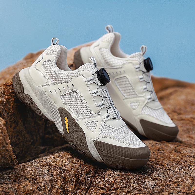 Outdoor Men's Non-slip and Wear-resistant Hiking Shoes Off-road Climbing Shoes Lightweight Cushioning Breathable Hiking Shoes