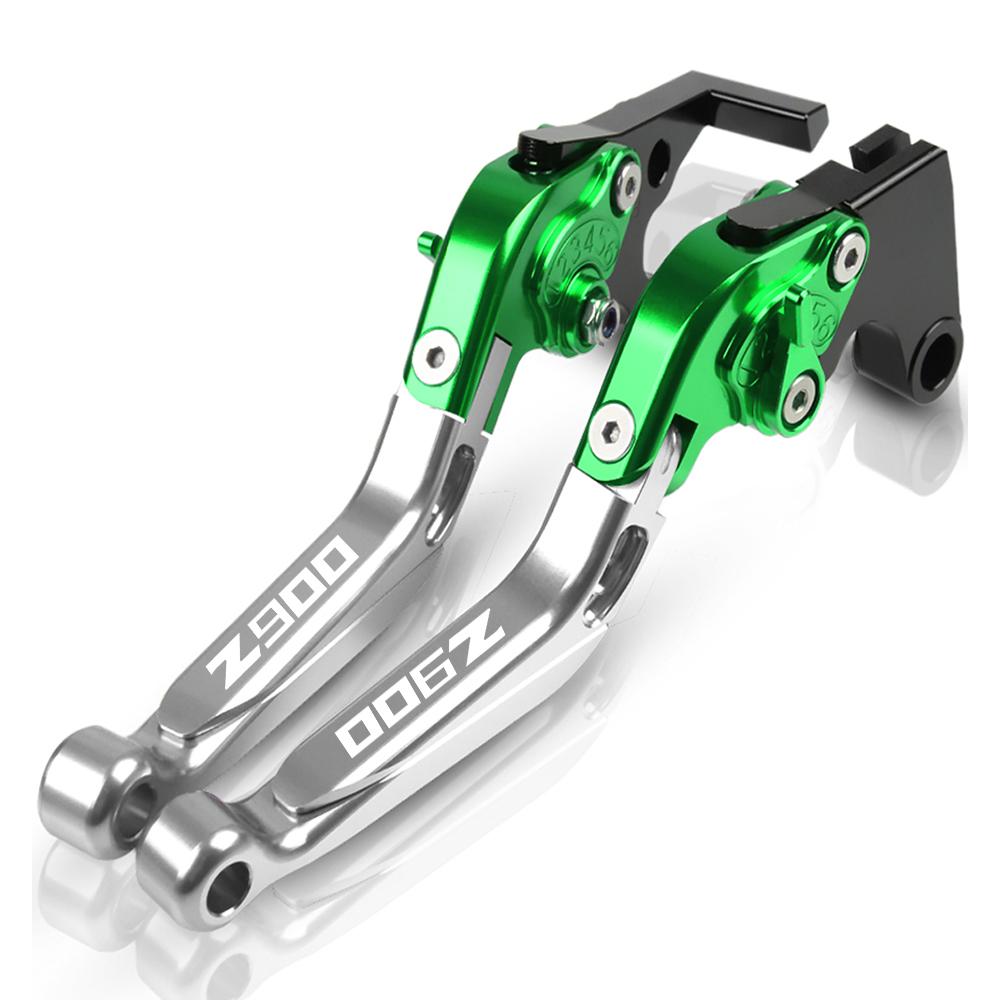 Motorcycle CNC Adjustable Extendable Foldable Brake Clutch Levers Handle Brakes Z900 For Kawasaki Z900 2017