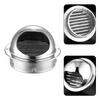 Silver Vent Cap Stainless Steel Windproof Hemispherical