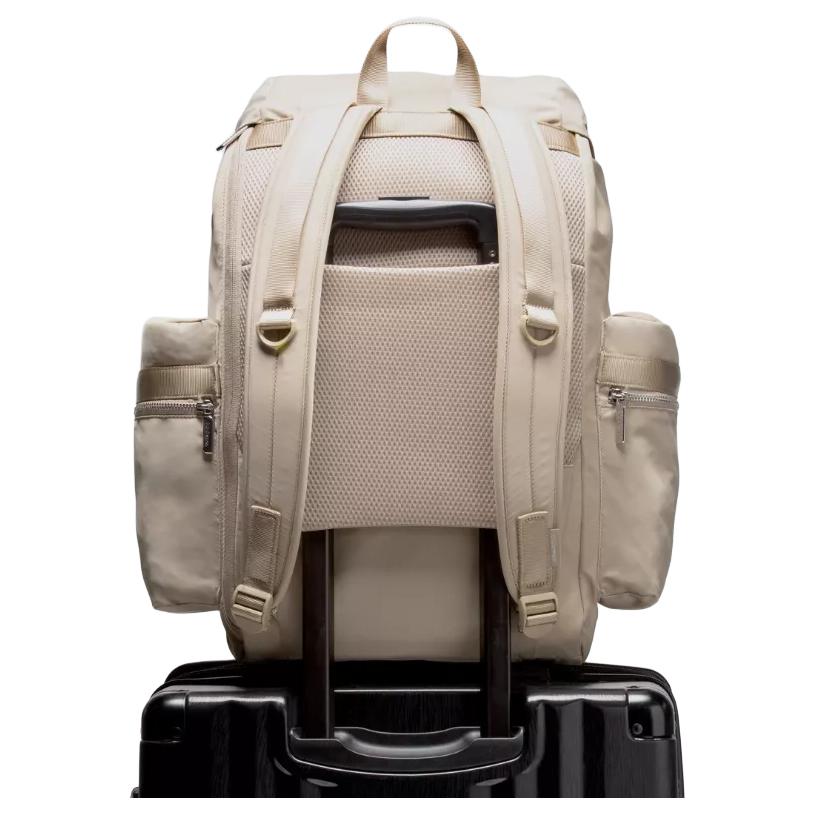 Lululemon Wunderlust 25L Große Kapazität Vielseitig Tragbar Nylon Rucksack Unisex Rucksäcke Pure-Oak Silver LU9AS8S-069458