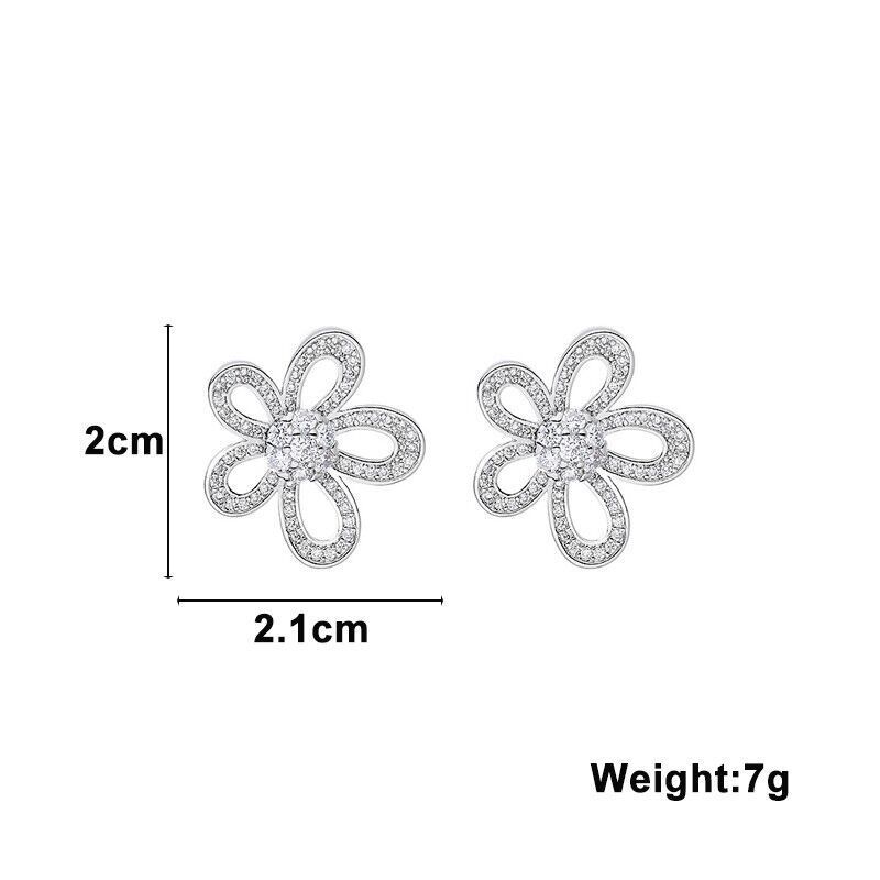 

Модные блестящие хрустальные полые серьги-гвоздики для женщин, милые, сладкие, для вечеринки, новые модные украшения, подарок для девушки