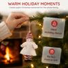 Small Doll Christmas Decor Skiing Doll Christmas Figurine Exquisite Tree Hanging Decor  Gift