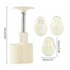 50g Plastic Material Mooncake Moulds Mooncake Stamps Cute Pineapple Shaped DIY Mooncake Gadgets for Mid-Autumn Festival