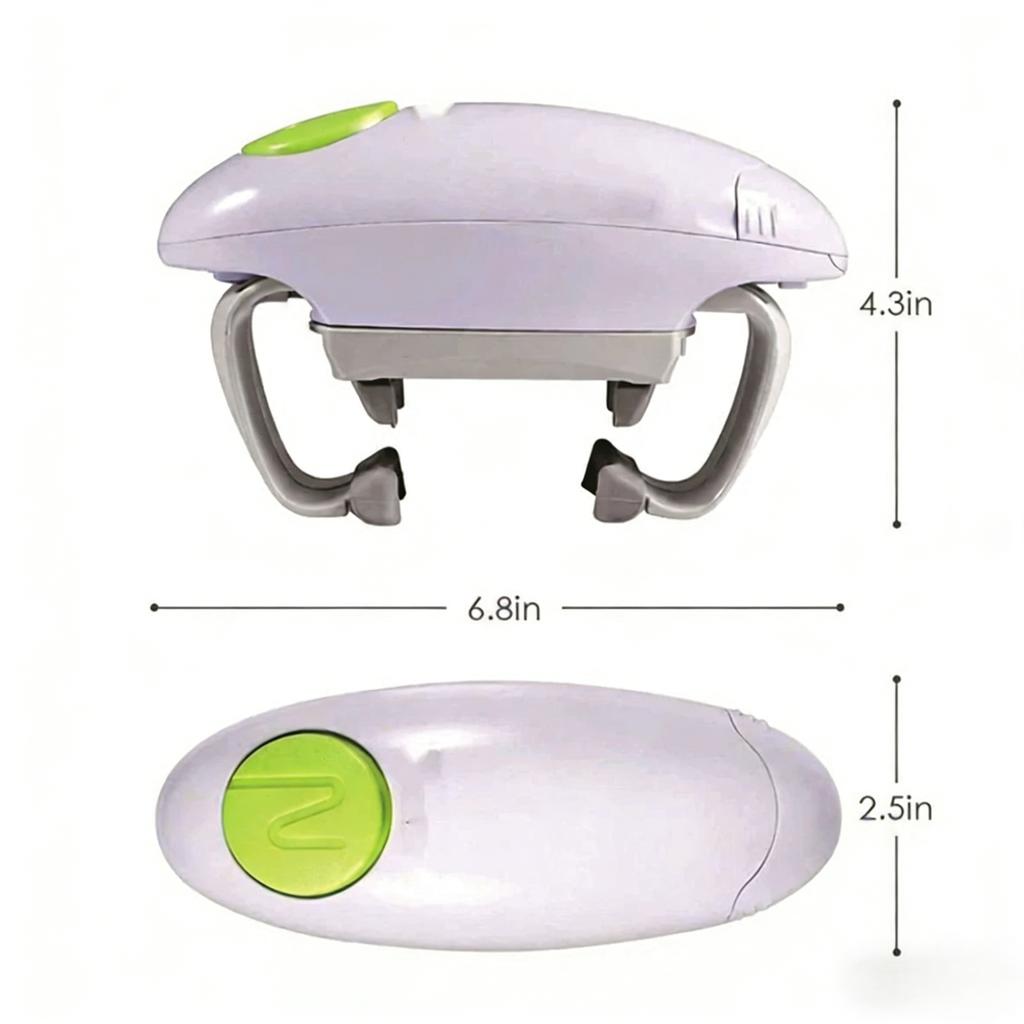 Electric Can Opener Kitchen Automatic Bottle Opener One-Button Labor-saving Cap Opener Battery-powered Safe Kitchen Gadgets