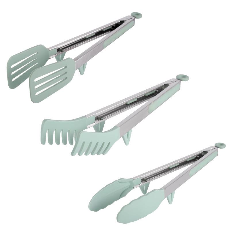 Silikonové multifunkční kuchyňské kleště na těstoviny, nudle a pečení